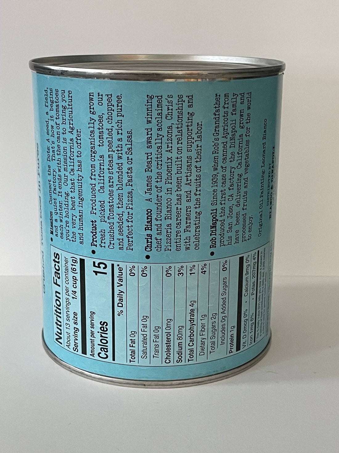 Bianco DiNapoli 28oz Organic Crush & Puree Tomato