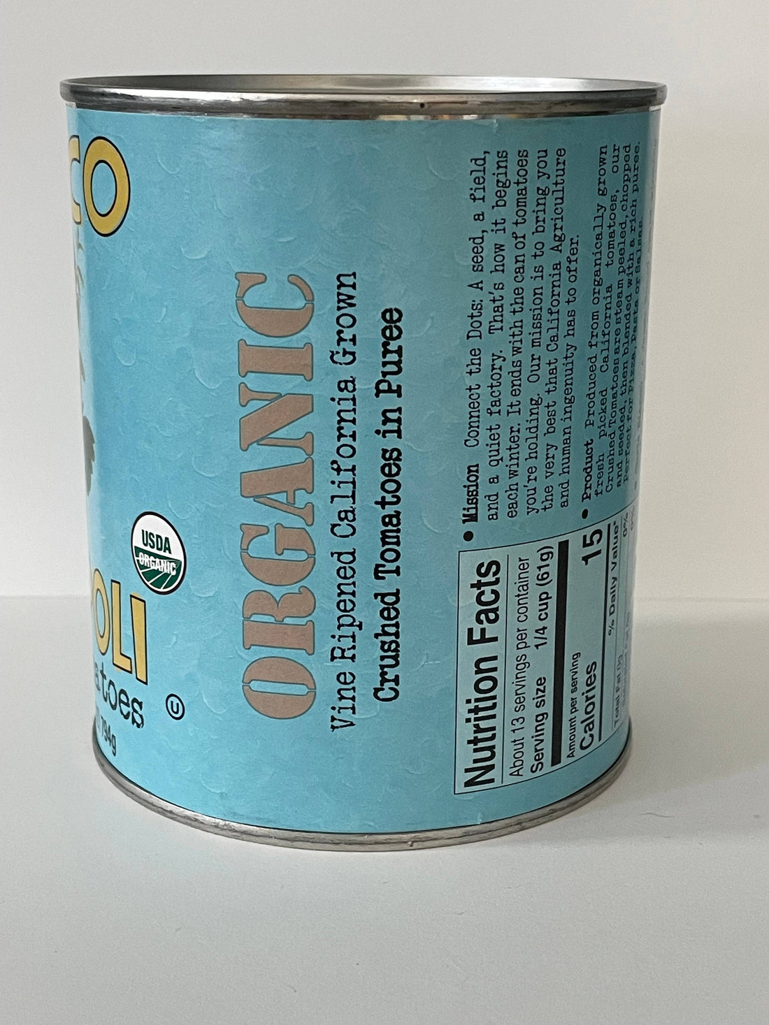 Bianco DiNapoli 28oz Organic Crush & Puree Tomato