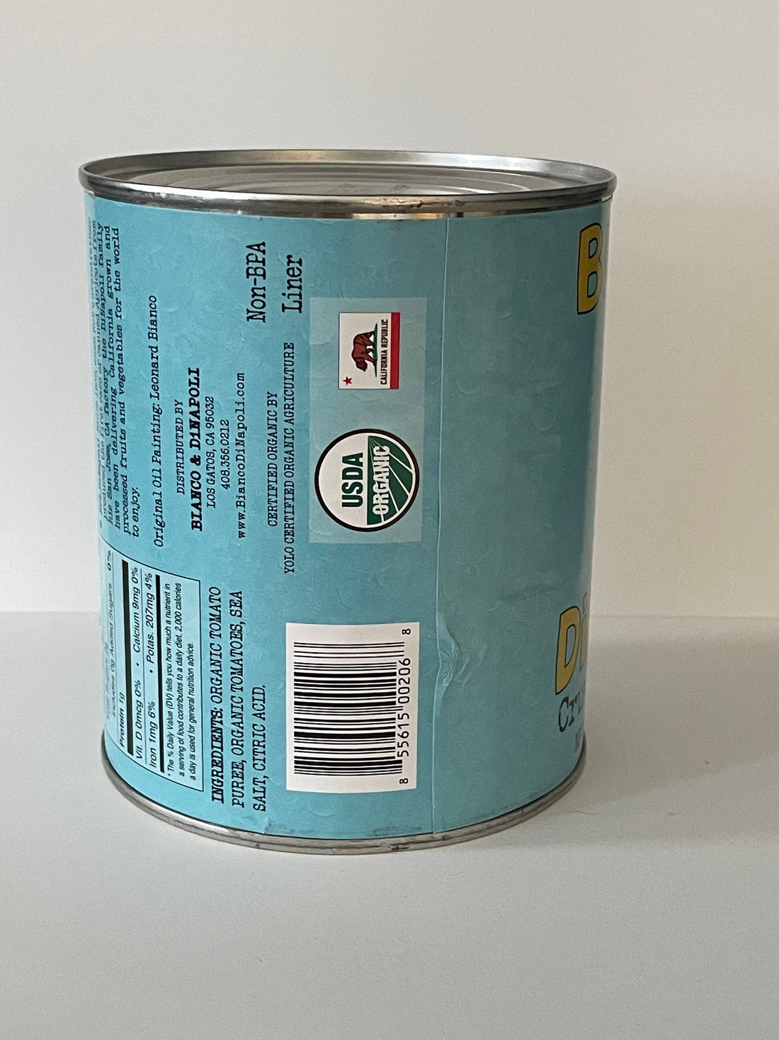 Bianco DiNapoli 28oz Organic Crush & Puree Tomato