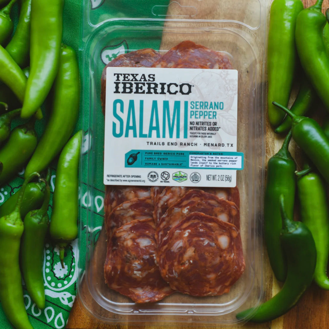 Texas Iberico® Serrano Pepper Salami