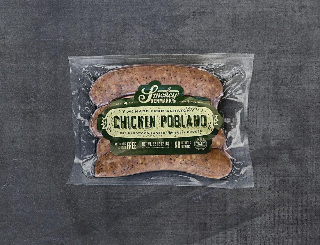 Smokey Denmark Chicken Poblano Sausage