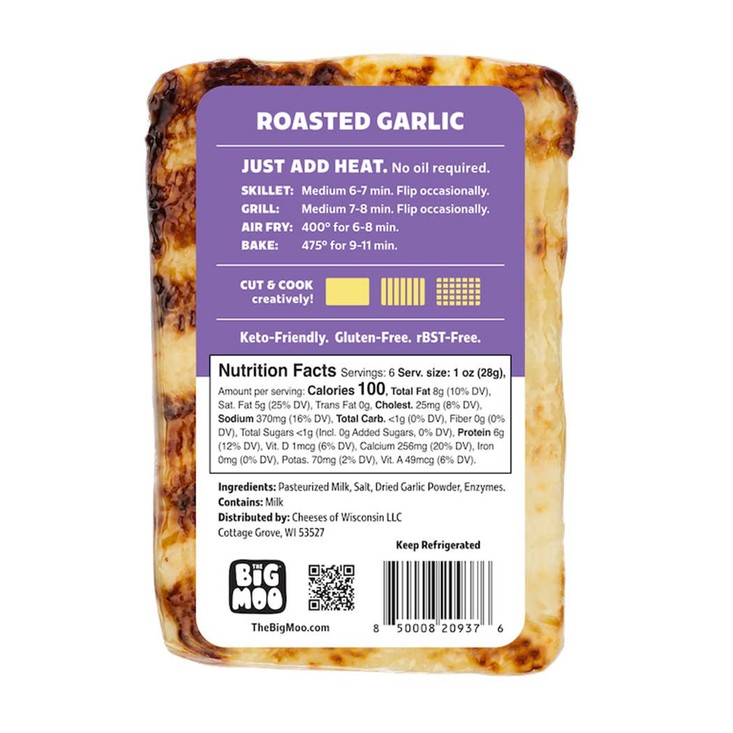 THE BIG MOO Baked Cheese - Roasted Garlic