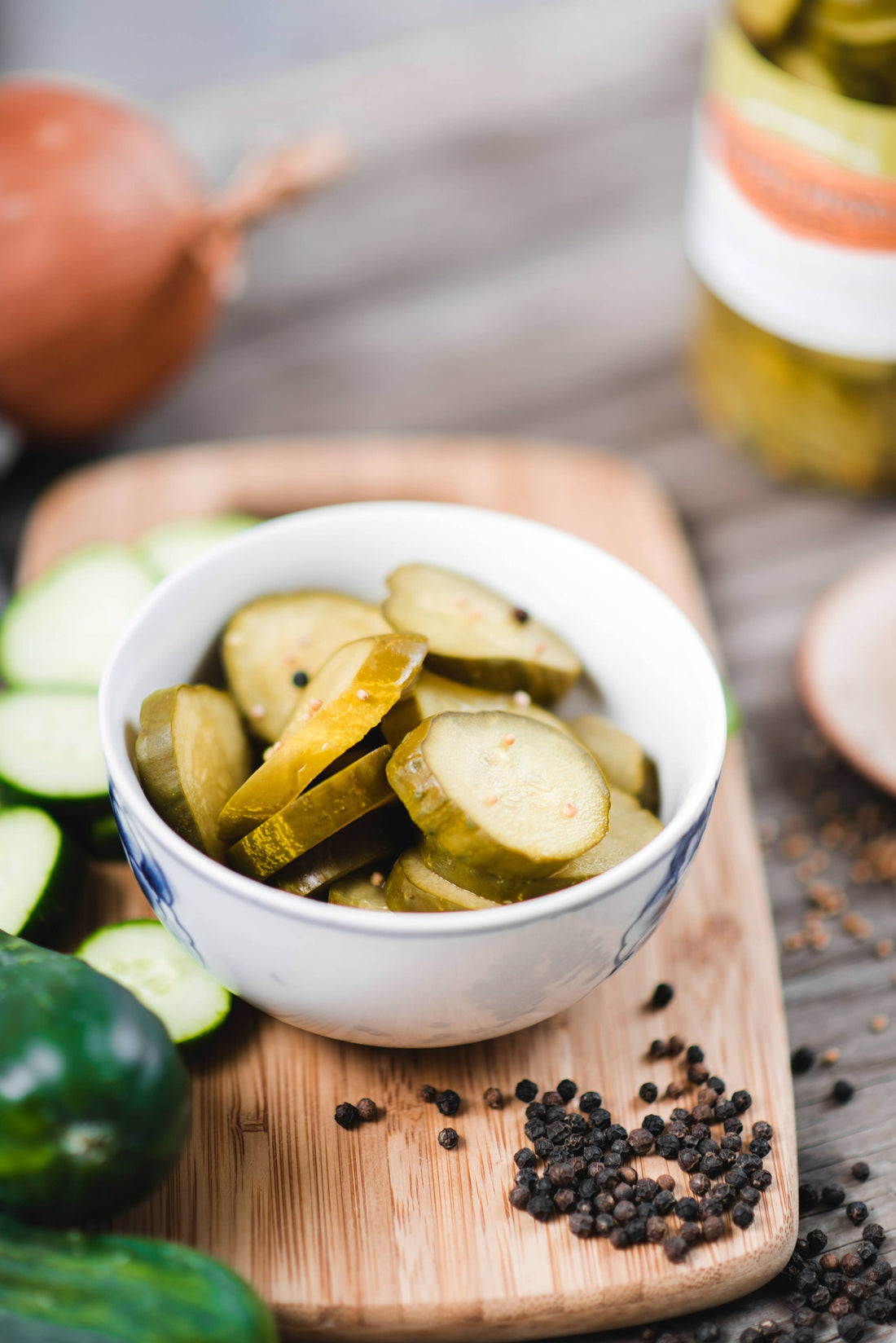 Bread and Buddhas - Semi-sweet Bread & Butter Style Pickles