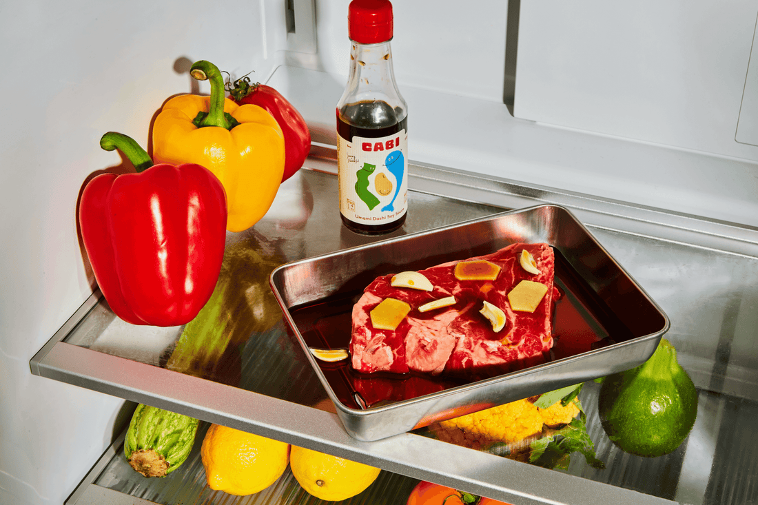 Umami Dashi Soy Sauce - Barrel Aged, Less Sodium, 5oz