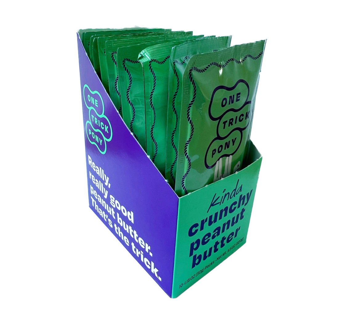 Single Serve Peanut Butter Packets - Crunchy