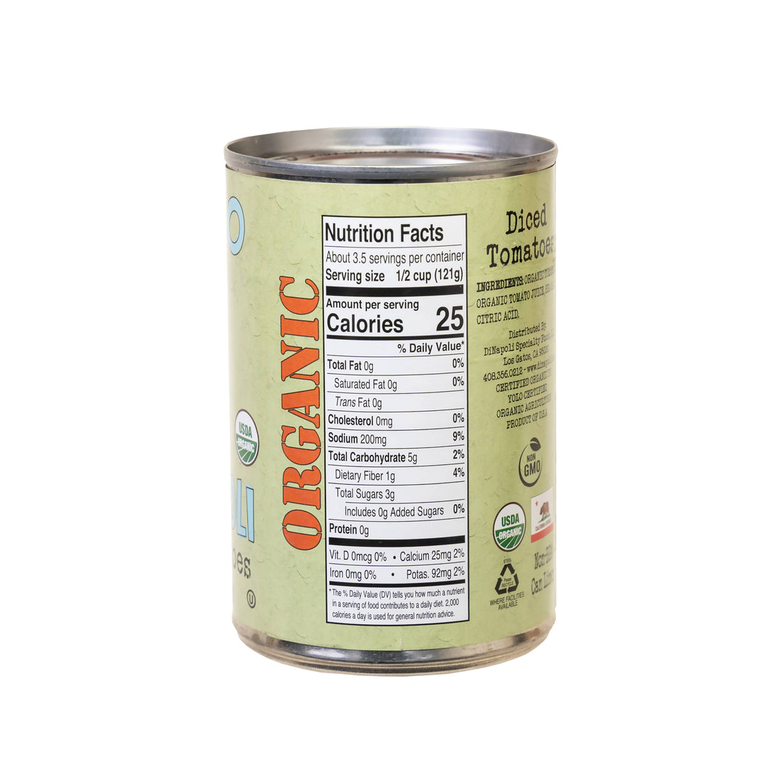 Bianco DiNapoli Organic  diced tomatoes 14.5 oz
