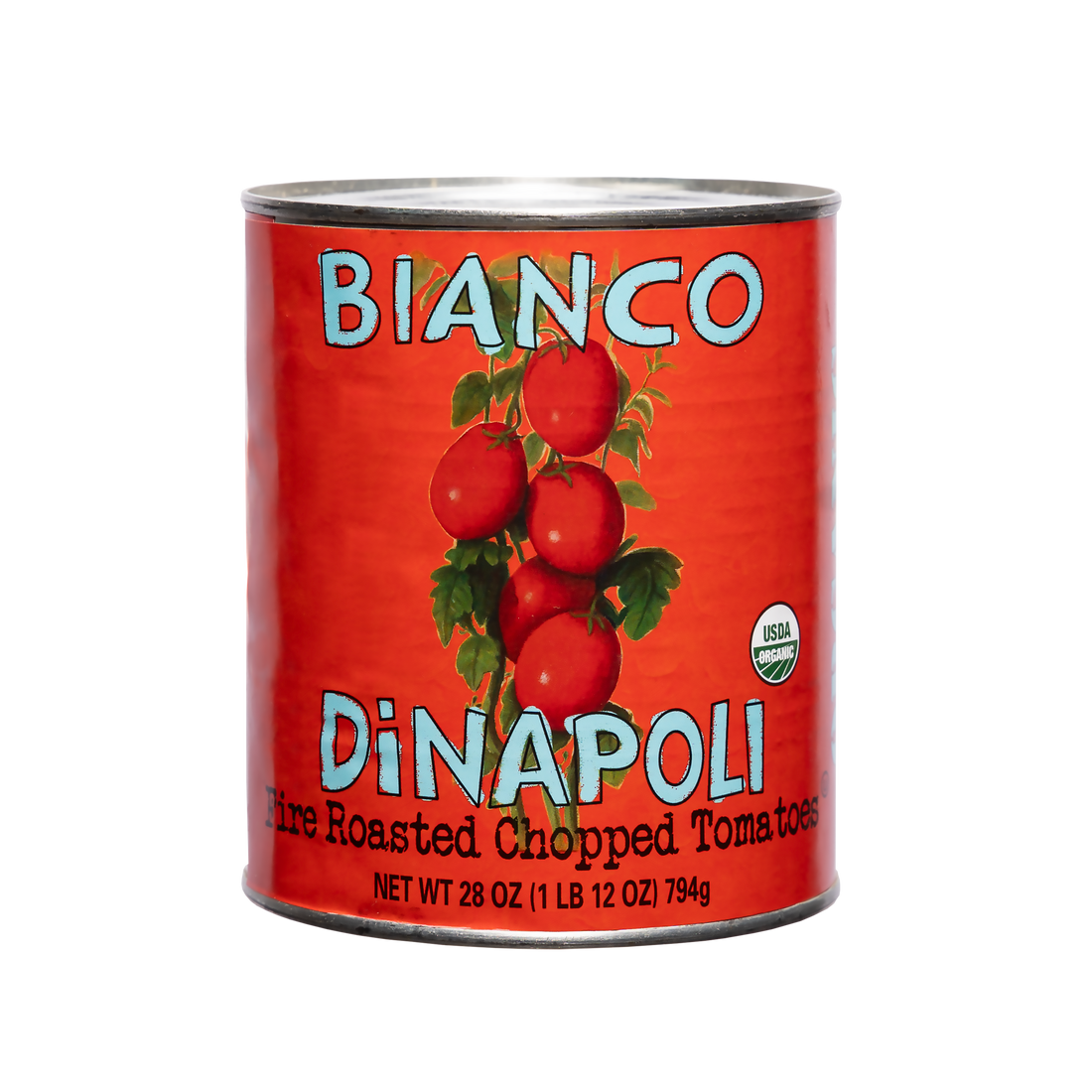 Bianco DiNapoli 28oz Organic Fire Roasted Chopped tom