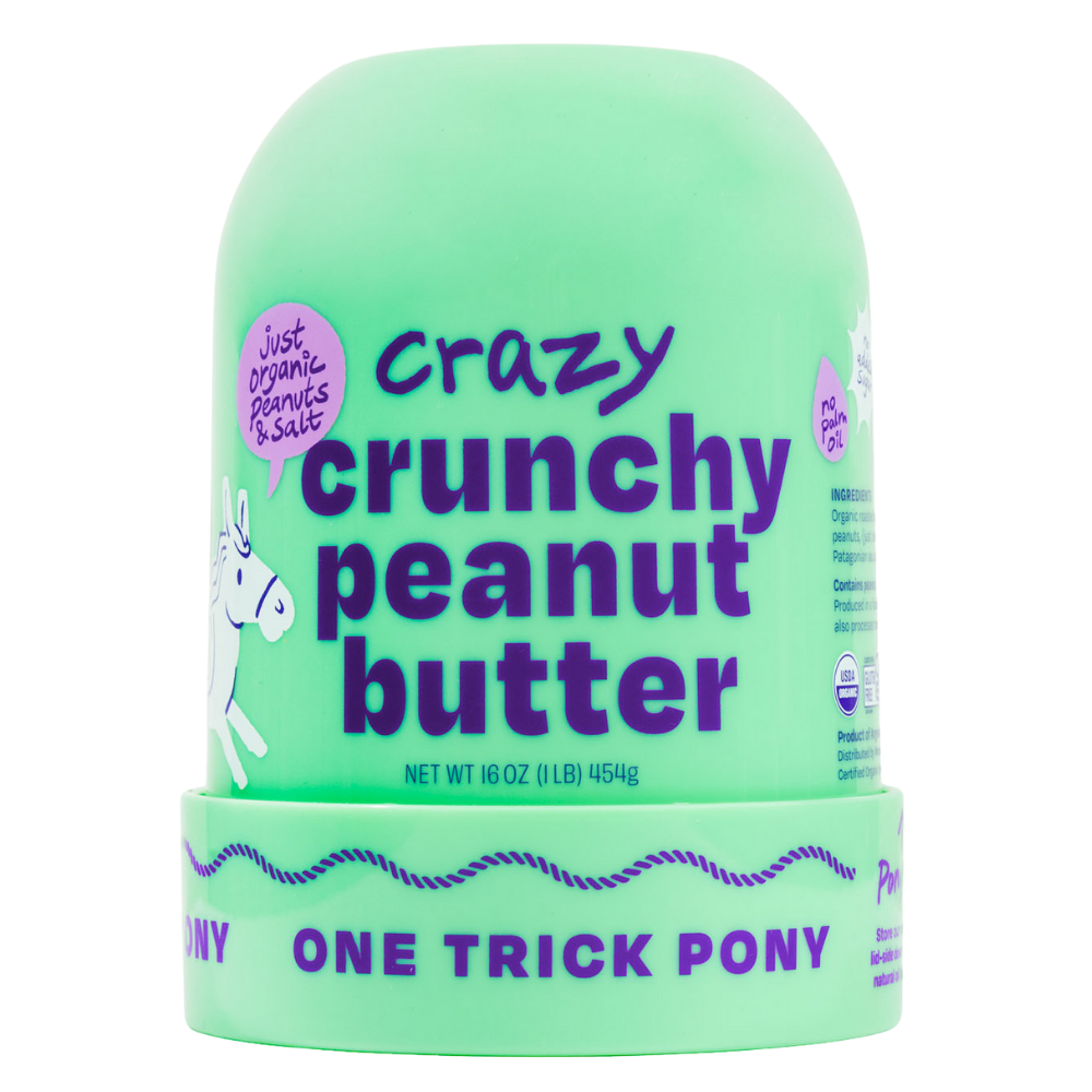 Crazy Crunchy Organic All Natural Peanut Butter - 16oz Jar
