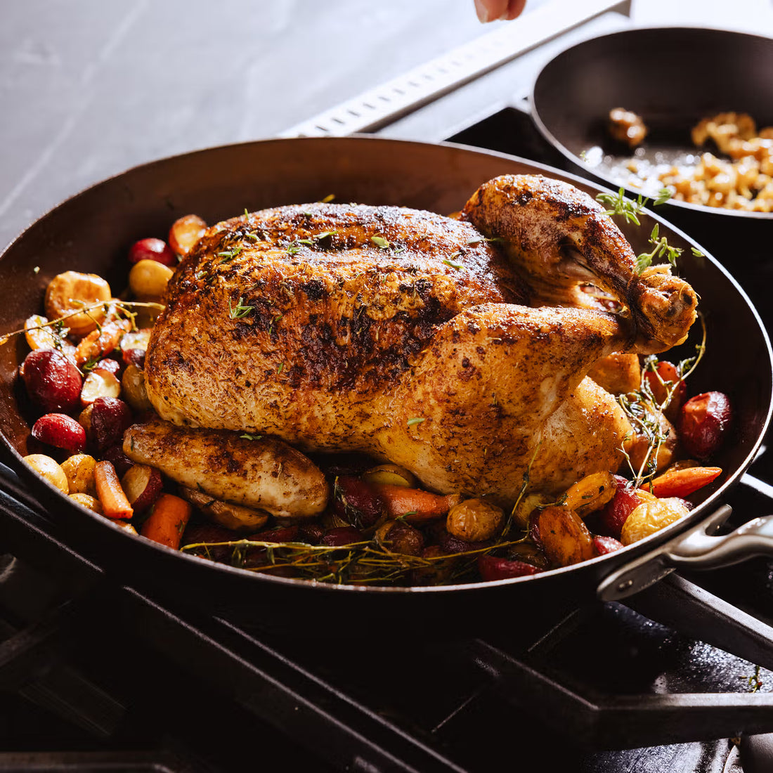 MADE IN Seasoned Carbon Steel Frying Pan 12"