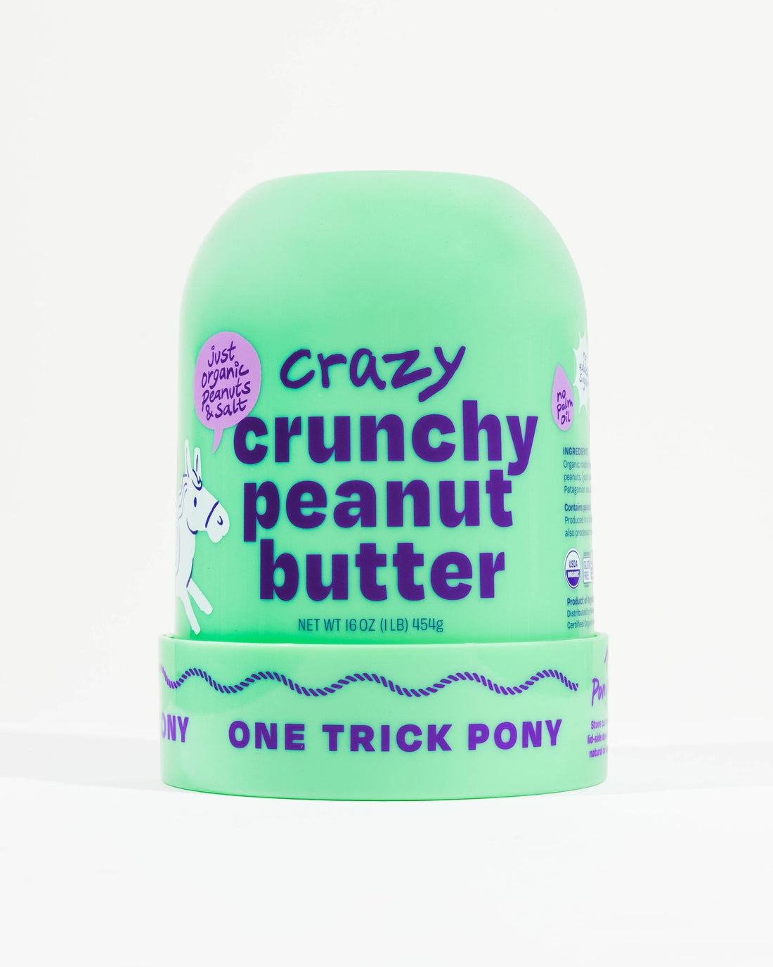 Crazy Crunchy Organic All Natural Peanut Butter - 16oz Jar