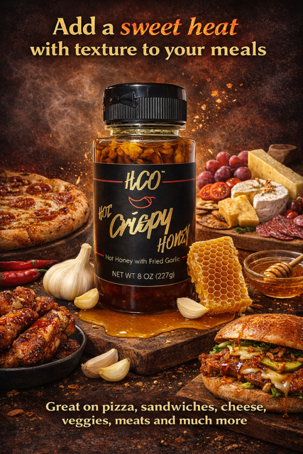 Hot Crispy Honey with Garlic-  (6 Units) Pizza Enhancer
