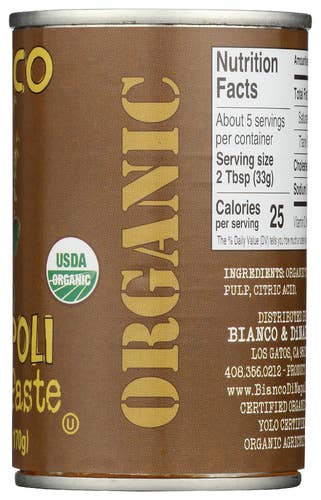 Bianco DiNapoli 6oz Organic Paste case