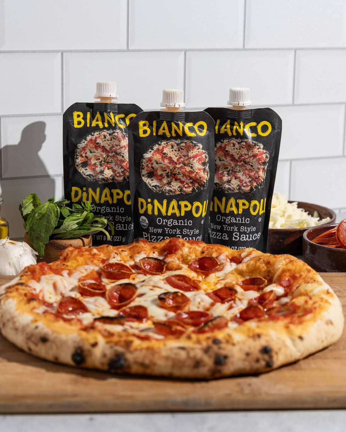 Organic New York Style Pizza Sauce 8 oz Pouch (8ct)