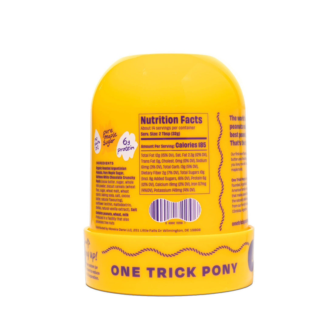 Maple Crunch Peanut Butter with White Chocolate Pearls