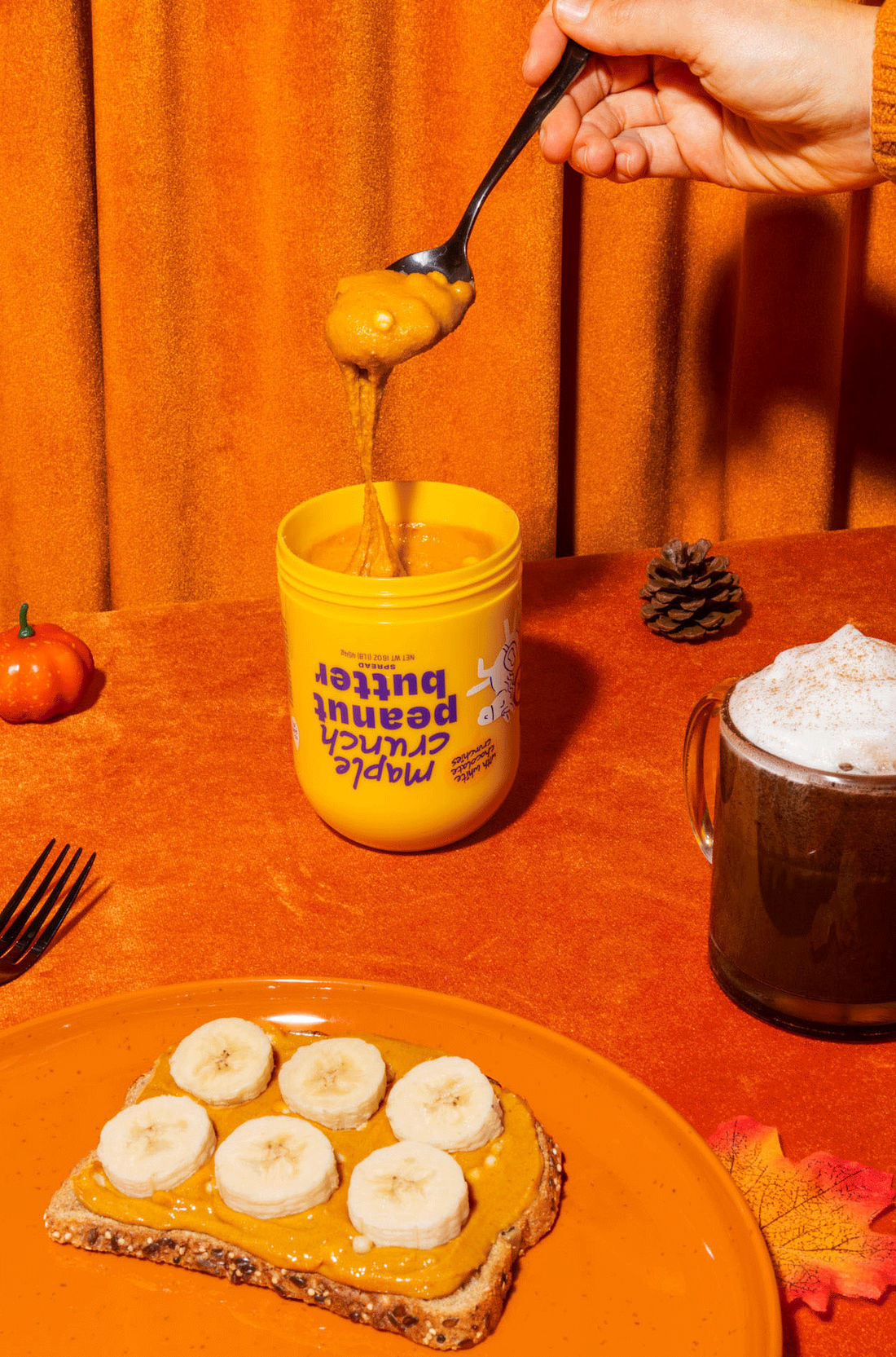 Maple Crunch Peanut Butter with White Chocolate Pearls