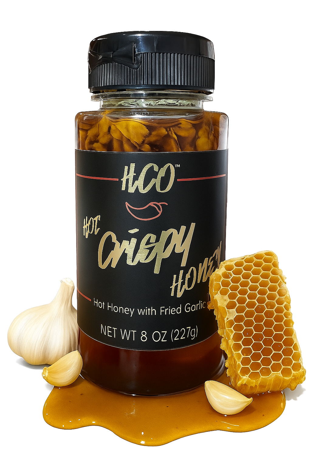 Hot Crispy Honey with Garlic-  (6 Units) Pizza Enhancer