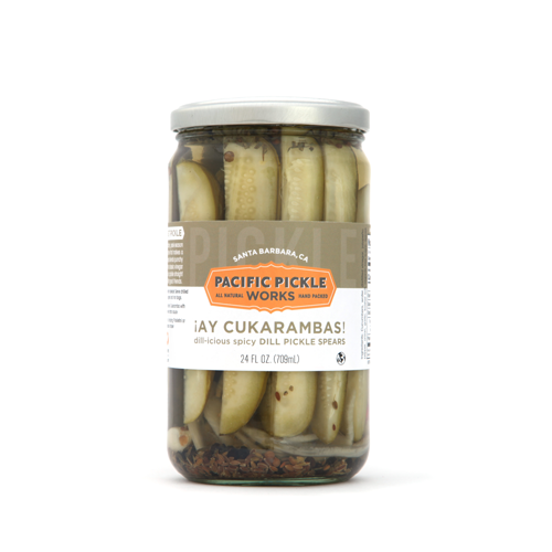 ¡Ay Cukarambas! Spicy Garlic Dill Pickles