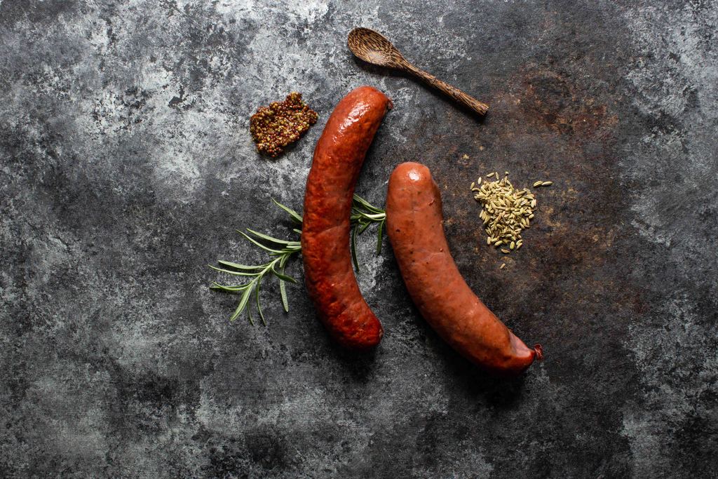 Wild Venison & Boar smoked sausages